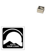 Aangepaste Logo Rubberstempel (Gestempeld)