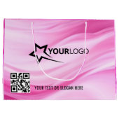 Aangepaste Logo Shopping | Zakelijke promotie Groot Cadeauzakje (Achterkant)