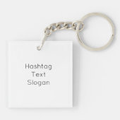 Aangepaste Logo. Sleutelhanger (Achterkant)