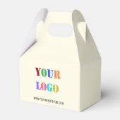 Aangepaste Logo speciale acties voor bedrijven - Bedankdoosjes (Achterkant)