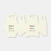 Aangepaste Logo speciale acties voor bedrijven - Bedankdoosjes (Uitgevouwen)