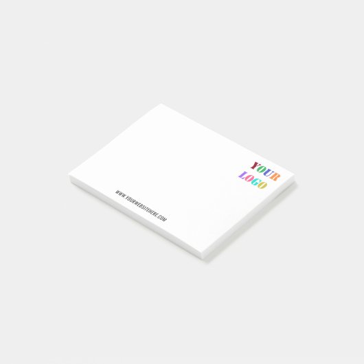 Aangepaste Logo speciale acties voor bedrijven - Post-it® Notes (Schuin)