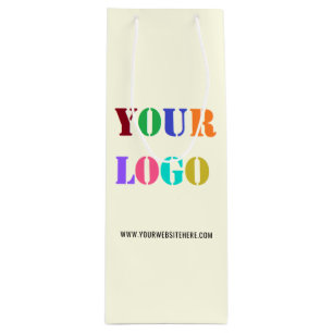 Aangepaste Logo speciale acties voor bedrijven - Wijn Cadeautas