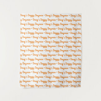 Aangepaste Logo-stap en achtergrond voor herhaling Wandkleed