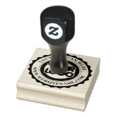 Aangepaste logo-stempel 	rubberstempel (Stempel)