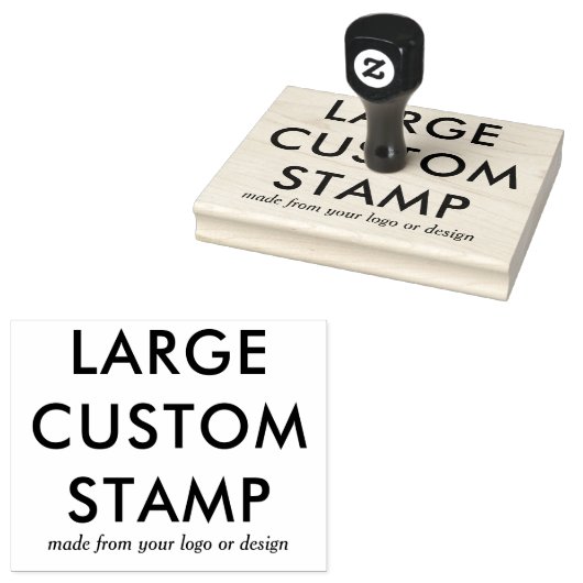 Aangepaste Logo-stempel voor uw bedrijf – Self-Ink Rubberstempel (Gestempeld)