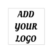 Aangepaste logo-stempel, zakelijke logo-stempel, a 	rubberstempel (Afrduk)