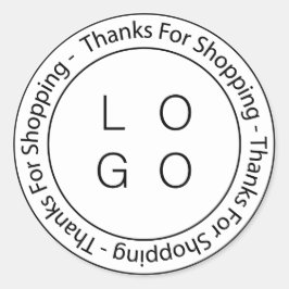 Aangepaste Logo Stickers voor uw bedrijf