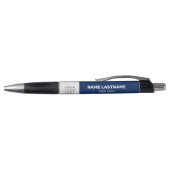 Aangepaste Logo Stijlvolle Navy Blue Naam Titel Bu Pen (Bovenkant)
