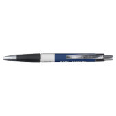 Aangepaste Logo Stijlvolle Navy Blue Naam Titel Bu Pen (Achterkant)