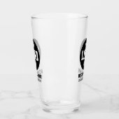 Aangepaste Logo & tekst 16oz gepersonaliseerd bier Glas (Links)