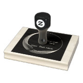 Aangepaste Logo tekst Afbeelding Wood Art Rubber S Rubberstempel (Stempel)