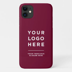 Aangepaste Logo Tekst Apple iPhone Cases Geen Mini