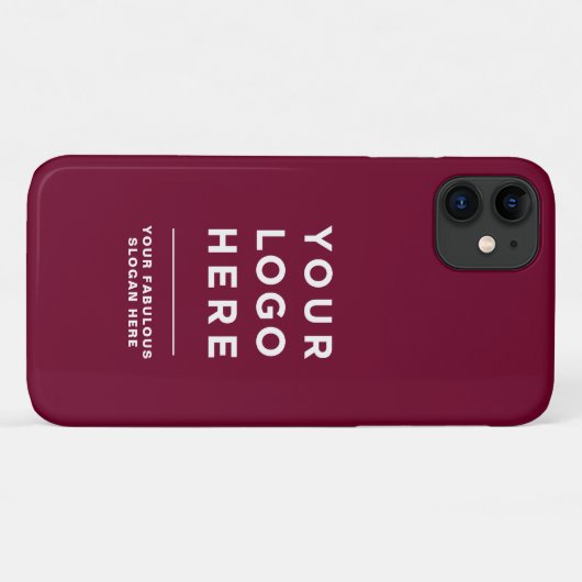 Aangepaste Logo Tekst Apple iPhone Cases Geen Mini (Achterkant (horizontaal))