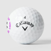 Aangepaste Logo tekst en kleur golfballen Sjabloon (Logo)