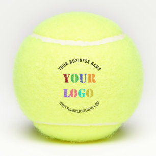 Aangepaste Logo tekst gepersonaliseerde tennisball Tennisballen