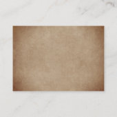 Aangepaste Logo tekst kerstboompromotie toevoegen Visitekaartje (Achterkant)