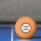 Aangepaste Logo Tekst Ping Pong Ballen Sjabloon (Net)