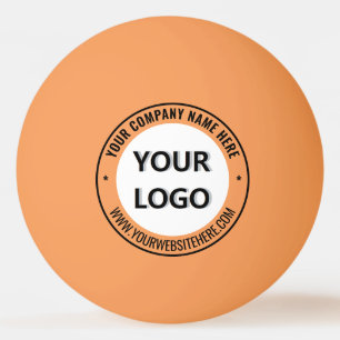 Aangepaste Logo Tekst Ping Pong Ballen Sjabloon