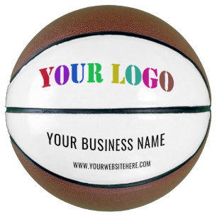 Aangepaste logo tekst promotionele basketbal voorb