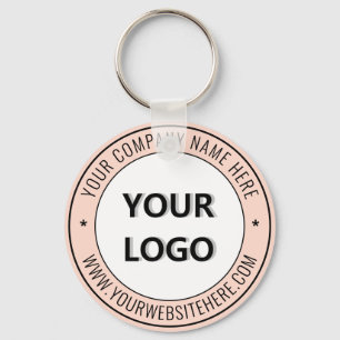 Aangepaste Logo Tekst Promotionele Zakelijke Sleut Sleutelhanger