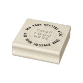 Aangepaste Logo & tekst Rubber Stamp Rubberstempel (Stempel)