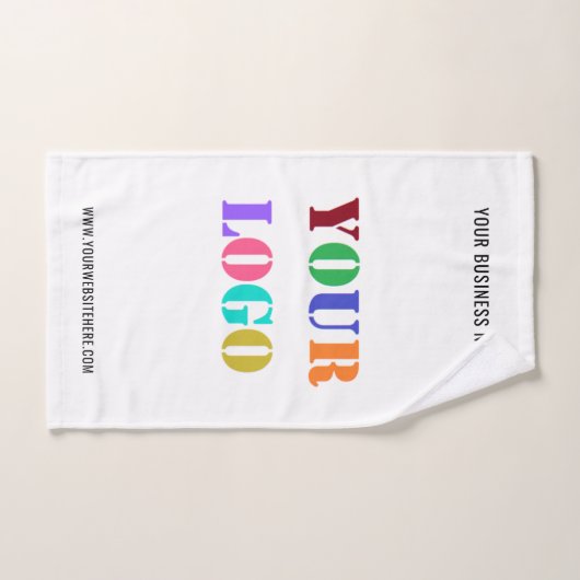 Aangepaste Logo tekst Zakelijke badhanddoek set Sj Bad Handdoek (Handdoek)