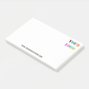 Aangepaste Logo tekst Zakelijke Post-it® notes Sja