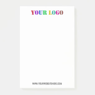 Aangepaste Logo tekst Zakelijke Post-it® notes Sja