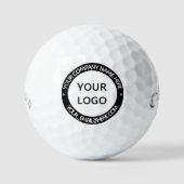 Aangepaste Logo-tekst Zakelijke promotie gepersona Golfballen (Voorkant)