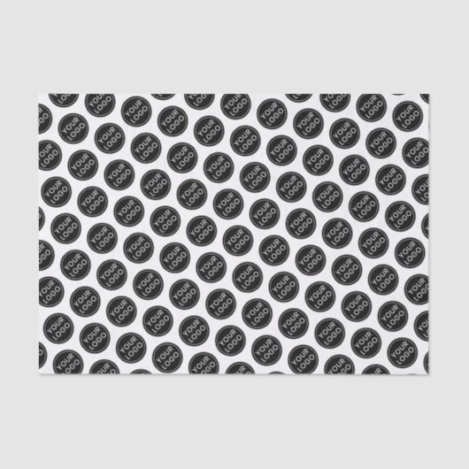 Aangepaste logo tissuepapier zakelijke verpakking (Voorkant)