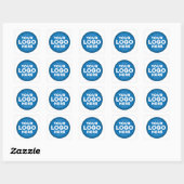 Aangepaste Logo Vierkante Sticker (Vel)