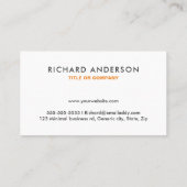 Aangepaste logo visitekaartjes - modern, grijs, wi (Achterkant)