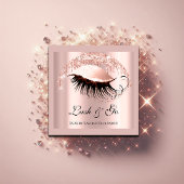 Aangepaste Logo voor aanmaakprogramma Eyelash Exte Kaart