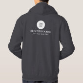 Aangepaste Logo voor back- en front-print bedrijf  Hoodie (Achterkant)
