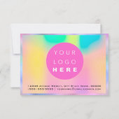 Aangepaste Logo voor bedrijfscadeaubonnen (Achterkant)