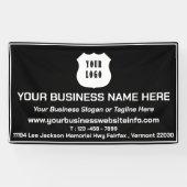 Aangepaste Logo voor bedrijven Adverteren Spandoek (Horizontaal)