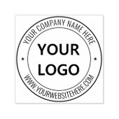 Aangepaste Logo voor bedrijven en zelfinkende teks Zelfinktende Stempel (Design)