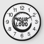 Aangepaste Logo voor bedrijven Grote Klok (Voorkant)