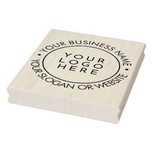 Aangepaste Logo voor bedrijven in de moderne ronde Rubberstempel (Stempel)