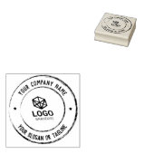 Aangepaste Logo voor bedrijven Rubberstempel (Gestempeld)