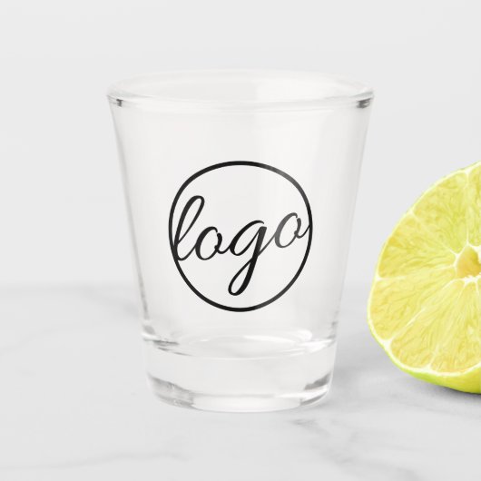 Aangepaste Logo voor de Business Bar Restaurants Shot Glas (Voorkant)