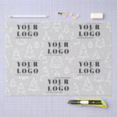 Aangepaste Logo voor kerstbomen met het merk Uw be Tissuepapier (Craft)