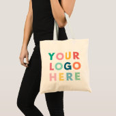 Aangepaste Logo voor kleine bedrijven Tote Bag (Voorkant (product))