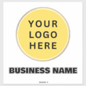 Aangepaste Logo voor koffer en bedrijfsnaam Sticker (Vel)