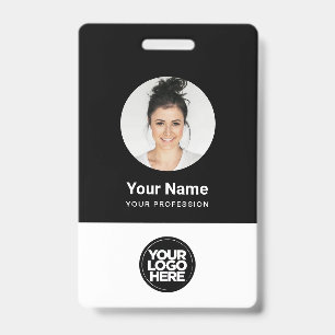 Aangepaste Logo voor Ronde Foto van werknemer Badge