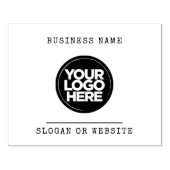 Aangepaste Logo voor schrijfmachines, naam, websit Rubberstempel (Afrduk)