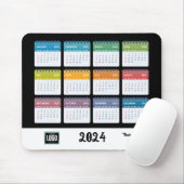 Aangepaste Logo voor speciale acties 2024-agenda Muismat (Met muis)