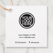 Aangepaste Logo voor speciale acties voor bedrijve Bedankjes Labels (Voorkant)