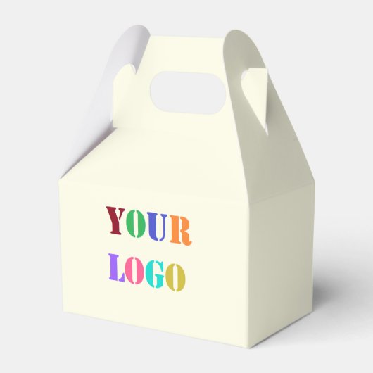 Aangepaste Logo voor uw bedrijf Aangepaste special Bedankdoosjes (Achterkant)